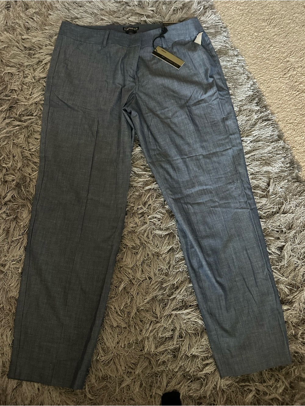 Women's Tailored Dress Pants in blue